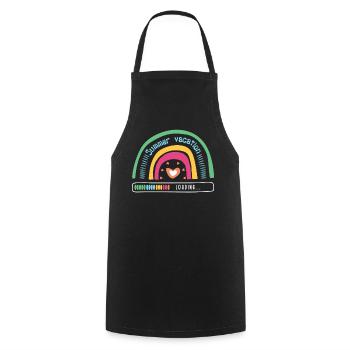 Bye School Out Happy Last Class Summer Vacation - Cooking Apron - black - Front - AI Model Male 185 dark (185cm)