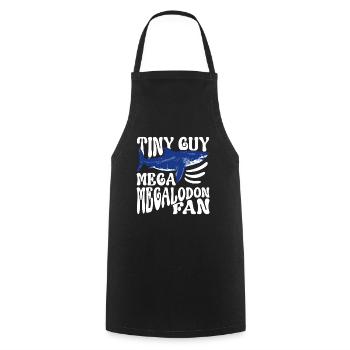 Tiny Guy - Mega Megalodon Fan - Megalodon Boys - Tablier de cuisine - noir - Devant - AI Model Male 185 dark (185cm)