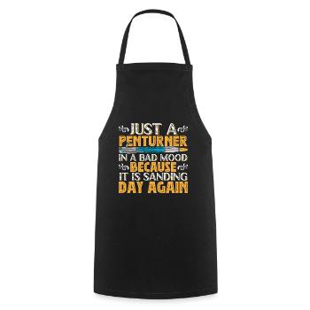 Pen Turning Kit - Cooking Apron - black - Front - AI Model Male 185 dark (185cm)
