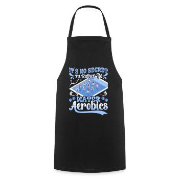 Aerobic Exercise Designs - Cooking Apron - black - Front - AI Model Male 185 dark (185cm)