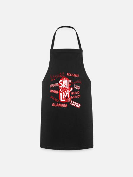 ARGOT DE SINGAPOUR, SINGLISH - Tablier de cuisine - noir