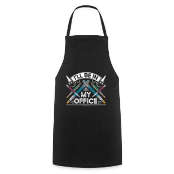 Pen Turning Kit - Cooking Apron - black - Front - AI Model Male 185 dark (185cm)