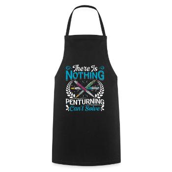 Kit de tournage de stylo - Tablier de cuisine - noir - Devant - AI Model Male 185 dark (185cm)