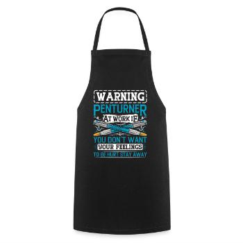 Pen Turning Kit - Cooking Apron - black - Front - AI Model Male 185 dark (185cm)