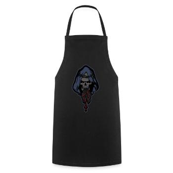 Dia De Los Muertos Day Of Dead Santa Muerte - Cooking Apron - black - Front - AI Model Male 185 dark (185cm)