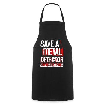 Safe A Détecteur de métaux - Swing My Thing - Tablier de cuisine - noir - Devant - AI Model Male 185 dark (185cm)