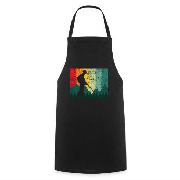 Metal Detector Treasure Hunt Detectorist - Cooking Apron - black - Front - AI Model Male 185 dark (185cm)