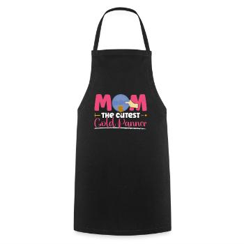 Mama - The Cutest Gold Panner - Gold Prospecting - Cooking Apron - black - Front - AI Model Male 185 dark (185cm)
