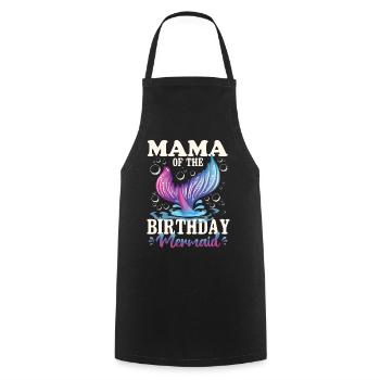Mama Of The Birthday Girl - Kochschürze - Schwarz - Vorne - AI Model Male 185 dark (185cm)