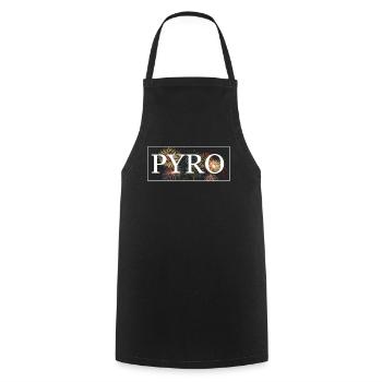 Pyrotechnicien pyrotechnique pyrotechnique - Tablier de cuisine - noir - Devant - AI Model Male 185 dark (185cm)