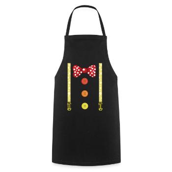 Party Carnival Funny Clown Jester Circus - Cooking Apron - black - Front - AI Model Male 185 dark (185cm)