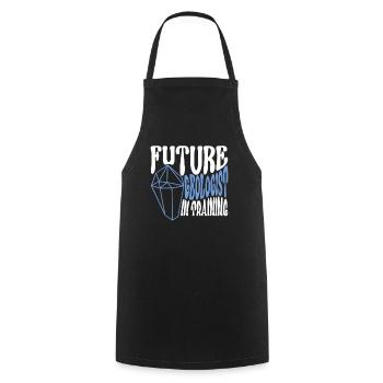 Geologist Children Stone Collector Stones Geology Boy - Cooking Apron - black - Front - AI Model Male 185 dark (185cm)