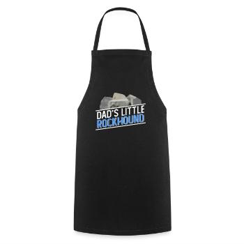 Geologist Children Stone Collector Stones Geology Boy - Cooking Apron - black - Front - AI Model Male 185 dark (185cm)