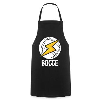 Bocce Spruch Bocce Ball mit Jack Bocci Game Bocce - Kochschürze - Schwarz - Vorne - AI Model Male 185 dark (185cm)