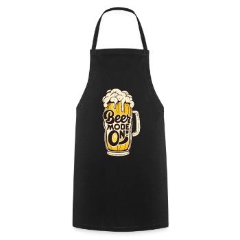 Mode bière sur les buveurs de bière Amateurs de bière - Tablier de cuisine - noir - Devant - AI Model Male 185 dark (185cm)