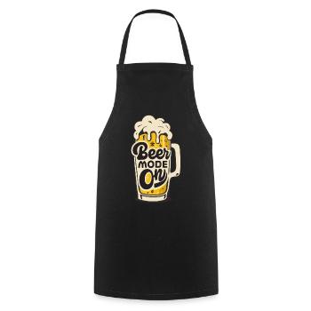 Mode bière sur les buveurs de bière Amateurs de bière - Tablier de cuisine - noir - Devant - AI Model Male 185 dark (185cm)