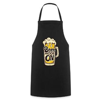 Mode bière sur les buveurs de bière Amateurs de bière - Tablier de cuisine - noir - Devant - AI Model Male 185 dark (185cm)