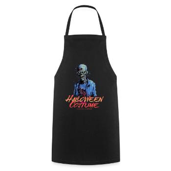 Blauer Horror Zombie - Halloween Kostüm für Damen - Kochschürze - Schwarz - Vorne - AI Model Male 185 dark (185cm)