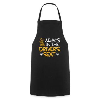 Wheelchair Wheelchair Disability Funny - Cooking Apron - black - Front - AI Model Male 185 dark (185cm)