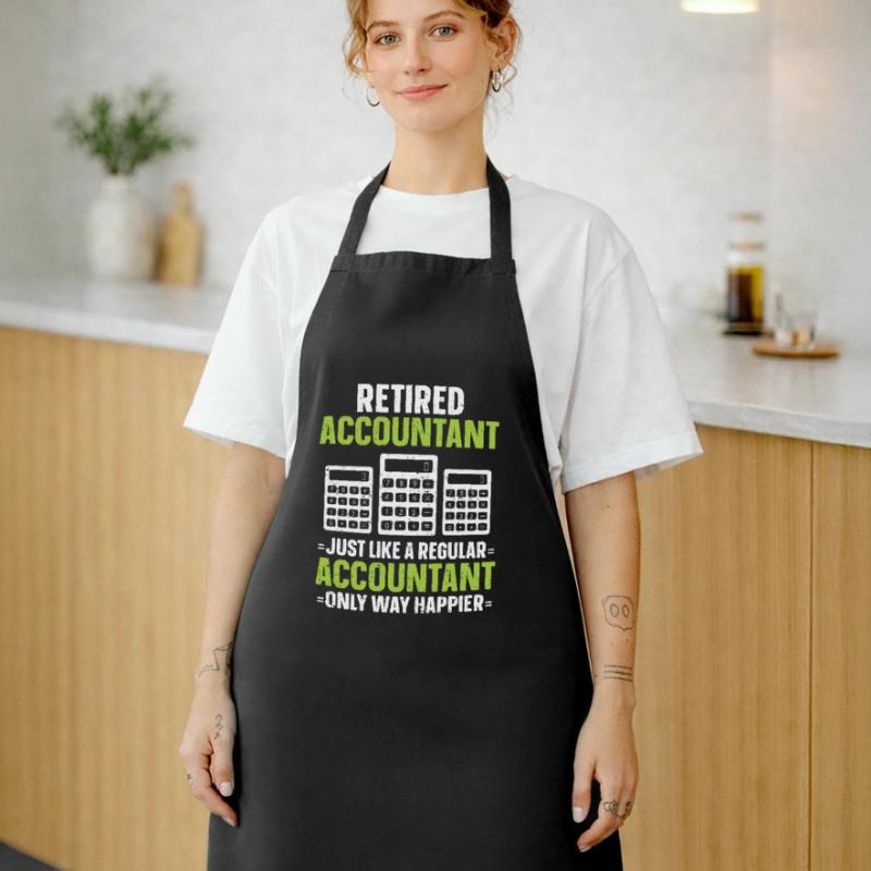 Comptable des régimes de retraite CPA Comptable comptable Tablier de cuisine