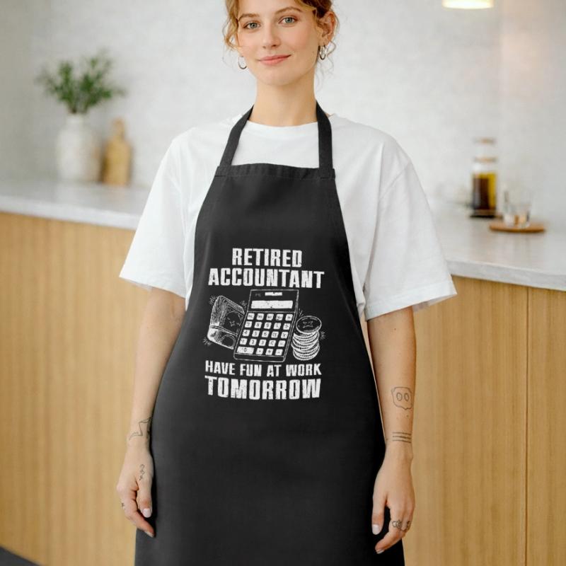 Comptable des régimes de retraite CPA Comptable comptable Tablier de cuisine