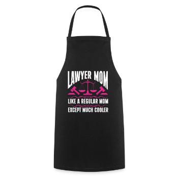 Lawyer Gift Law School Student Humor Lawyer - Cooking Apron - black - Front - AI Model Male 185 dark (185cm)