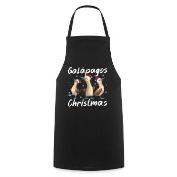 Galapagos Christmas - Kochschürze - Schwarz - Vorne - AI Model Male 185 dark (185cm)