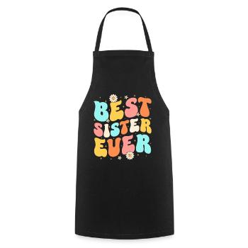Meilleure soeur de tous les temps - Tablier de cuisine - noir - Devant - AI Model Male 185 dark (185cm)