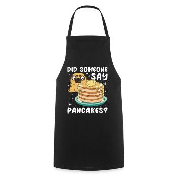 Did Someone Say Pancakes - Cooking Apron - black - Front - AI Model Male 185 dark (185cm)