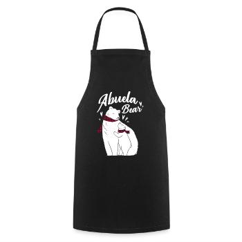 Abuela Bear - Cooking Apron - black - Front - AI Model Male 185 dark (185cm)