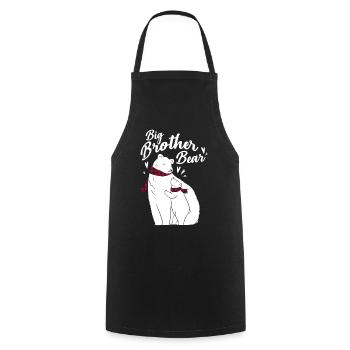 Ours Big Brother - Tablier de cuisine - noir - Devant - AI Model Male 185 dark (185cm)