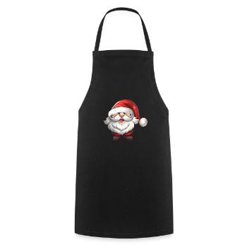 Christmas Outfit Merry Christmas Merry Christmas - Cooking Apron - black - Front - AI Model Male 185 dark (185cm)