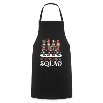 Nutcracker Squad - Kochschürze - Schwarz - Vorne - AI Model Male 185 dark (185cm)