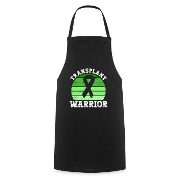 Organ Donor Organ Transplant Organ Donation - Cooking Apron - black - Front - AI Model Male 185 dark (185cm)