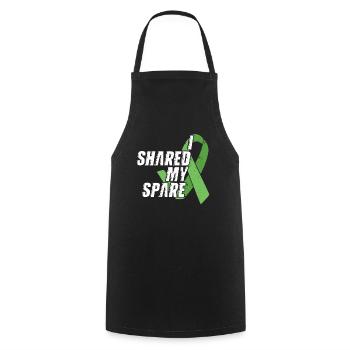 Organ Donor Organ Transplant Organ Donation - Cooking Apron - black - Front - AI Model Male 185 dark (185cm)