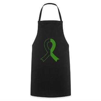 Organ Donor Organ Transplant Organ Donation - Cooking Apron - black - Front - AI Model Male 185 dark (185cm)