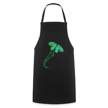 Organ Donor Organ Transplant Organ Donation - Cooking Apron - black - Front - AI Model Male 185 dark (185cm)