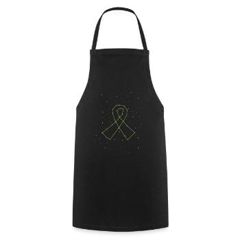 Organ Donor Organ Transplant Organ Donation - Cooking Apron - black - Front - AI Model Male 185 dark (185cm)