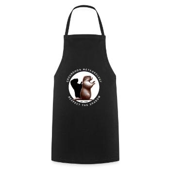 Groundhog Day Groundhog Shadow America Spring - Cooking Apron - black - Front - AI Model Male 185 dark (185cm)