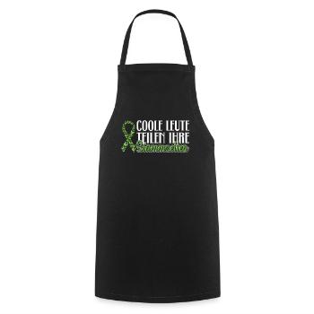 Stem Cells Stem Cell Therapy Stem Cell Donation - Cooking Apron - black - Front - AI Model Male 185 dark (185cm)