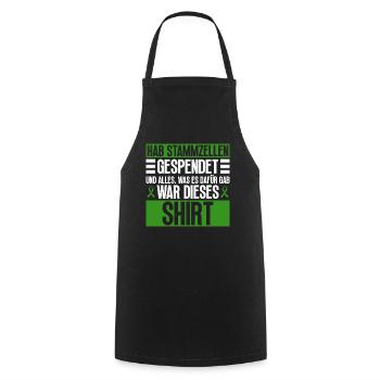 Stem Cells Stem Cell Therapy Stem Cell Donation - Cooking Apron - black - Front - AI Model Male 185 dark (185cm)