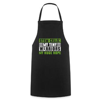 Stem Cell Transplant Stem Cell Donor Stem Cell - Cooking Apron - black - Front - AI Model Male 185 dark (185cm)