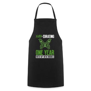 Stem Cell Transplant Stem Cell Donor Stem Cell - Cooking Apron - black - Front - AI Model Male 185 dark (185cm)