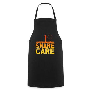 Animal Wire Snare - Cooking Apron - black - Front - AI Model Male 185 dark (185cm)