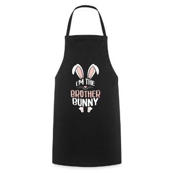 I'm The Brother Bunny - Kochschürze - Schwarz - Vorne - AI Model Male 185 dark (185cm)