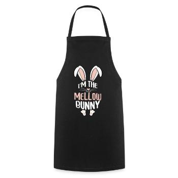 Je suis le lapin moelleux - Tablier de cuisine - noir - Devant - AI Model Male 185 dark (185cm)