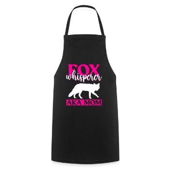 Cadeaux amusants pour les amoureux du renard - Tablier de cuisine - noir - Devant - AI Model Male 185 dark (185cm)