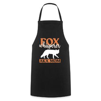 Cadeaux amusants pour les amoureux du renard - Tablier de cuisine - noir - Devant - AI Model Male 185 dark (185cm)
