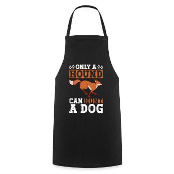 Fuchsjagd Geschenke Jagdhund - Kochschürze - Schwarz - Vorne - AI Model Male 185 dark (185cm)