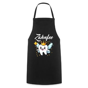 Tooth Fairy Tooth Dental Assistant Dentist Funny - Cooking Apron - black - Front - AI Model Male 185 dark (185cm)